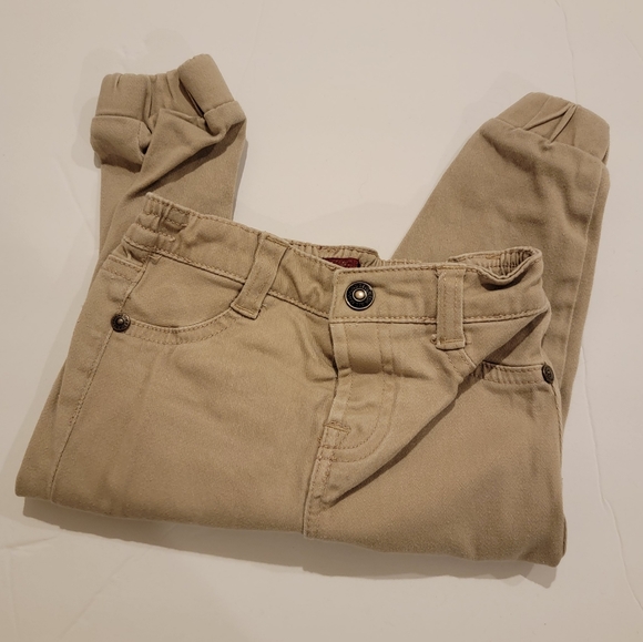 7fam seven for all mankind jogger pant khaki Jean 18m tan - Picture 5 of 8